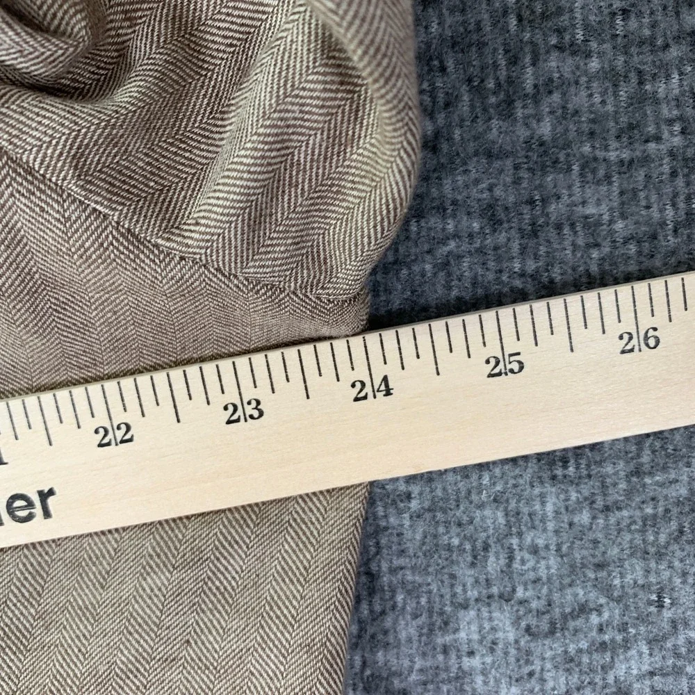 Tommy Hilfiger Linen Blazer Jacket Men 44R Beige Sport Coat
